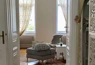Wunderschöne, möblierte 3 Zimmerwohnung mit einem kleinen, aber sehr feinen Klopfbalkon in sehr guter Lage des 9. Bezirks