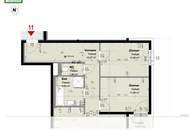 Sonnige Wohnung mit 2 Terrassen nahe Trillerpark und S-Bahn! - RUHELAGE - inkl. Garagenplatz!