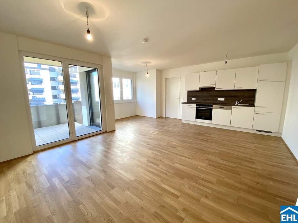 Schöne 2 Zimmerwohnung mit Freifläche nahe dem Floridsdorfer Wasserpark