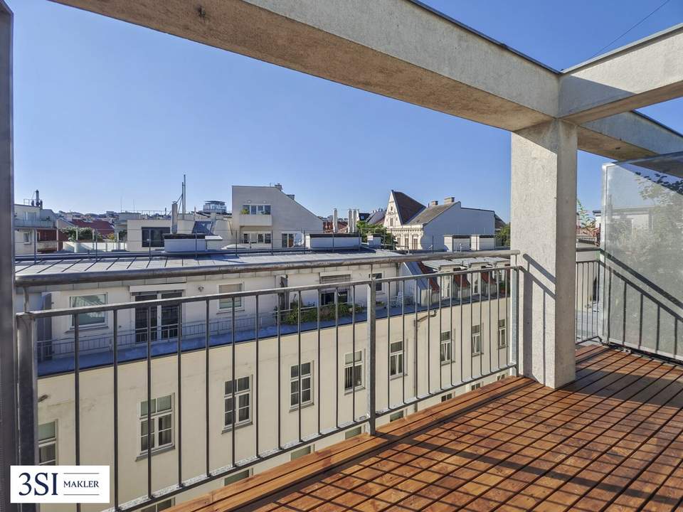 Dachmaisonette mit Terrasse und Taumblick nähe Schlossquadrat!