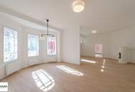 Stilvolle Dachgeschoss-Maisonette mit ca. 37 m² Terrasse, Klimaanlage &amp; Altbaucharme bei Wien Mitte