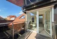 Moderne 2-Zimmer-Dachgeschosswohnung mit sonnigem Balkon nahe der Mur in Graz-Lend