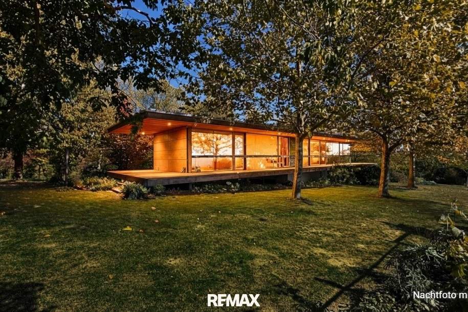 "Ein Unikat im Grünen" - preisgekröntes Architektenhaus mit Schwimmteich, großem Grundstück und Weitblick nahe der Golf- und Thermenregion Stegersbach, Haus-kauf, 445.000,€, 7553 Güssing
