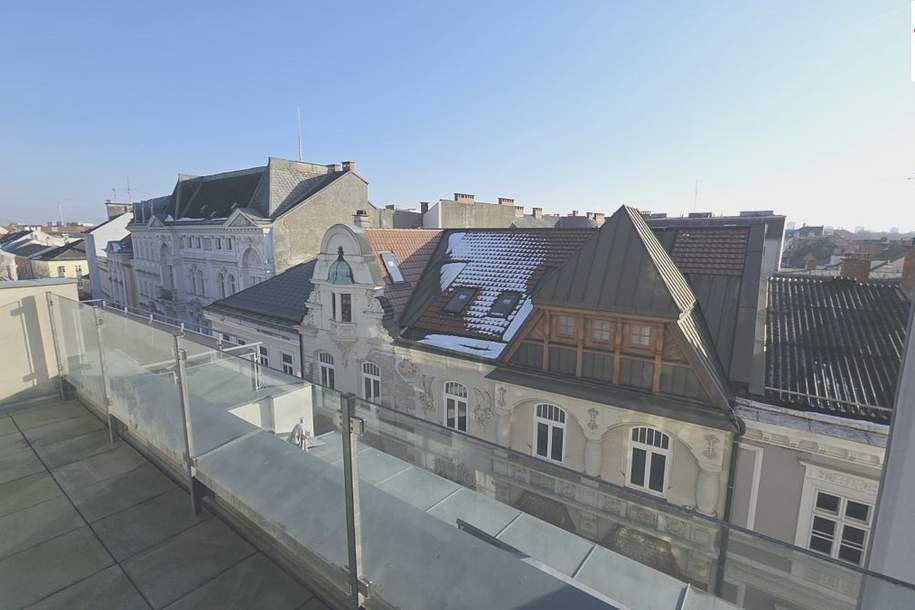 Helle Dachgeschosswohnung in St. Pöltner Innnenstadt, Wohnung-miete, 1.486,79,€, 3100 Sankt Pölten(Stadt)