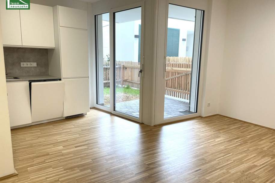 FLAIR City living - Tolle 3-Zimmer Wohnung mit kleinem Garten zum Genießen! Viel Stauraum und absolute Ruhe - Nahe Bahnhof Atzgersdorf, Wohnung-miete, 1.192,34,€, 1230 Wien 23., Liesing