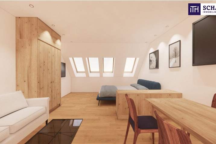 Kompakt. Modern. Wertbeständig - Schlüsselfertige Dachgeschosswohnung - unweit des Wiener Hauptbahnhofs, Wohnung-kauf, 198.000,€, 1100 Wien 10., Favoriten