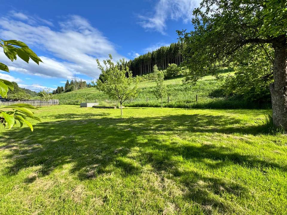 Baugrundstück in Judenburg – zentrumsnahe Ruhelage