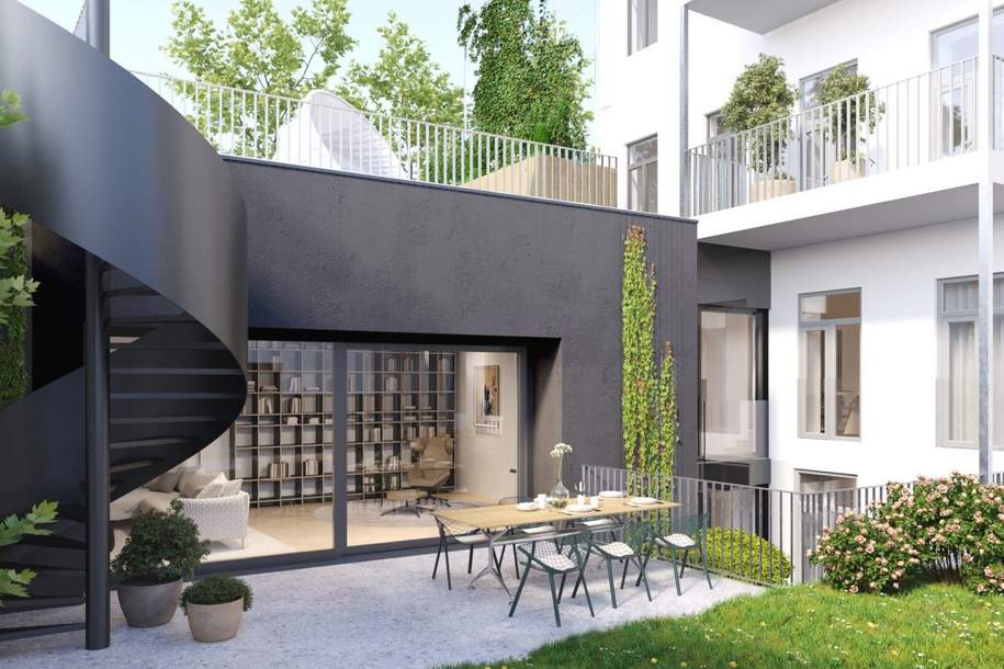 Traumhaftes, großzügiges Townhouse mit Garten und Dachterrasse in ruhiger Innenhoflage!, Wohnung-kauf, 1.900.000,€, 1030 Wien 3., Landstraße