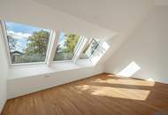 **Architektur, Design mit hochwertigen Materialien und ein durchdachter 3-Zimmer-Grundriss in einer Grünruhelage**