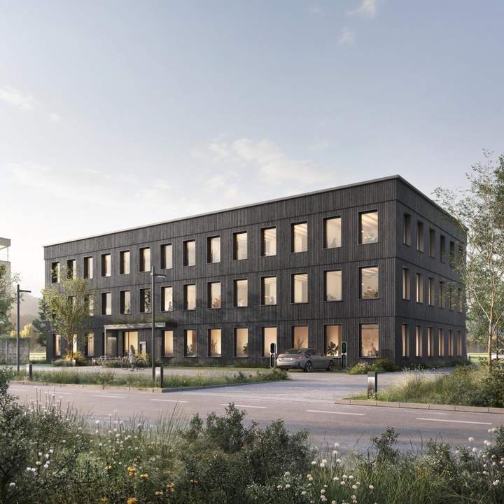 "luva office" - Bürogebäude in Holzbauweise mit nachhaltigem Gebäudeenergiekonzept entsteht in Zirl
