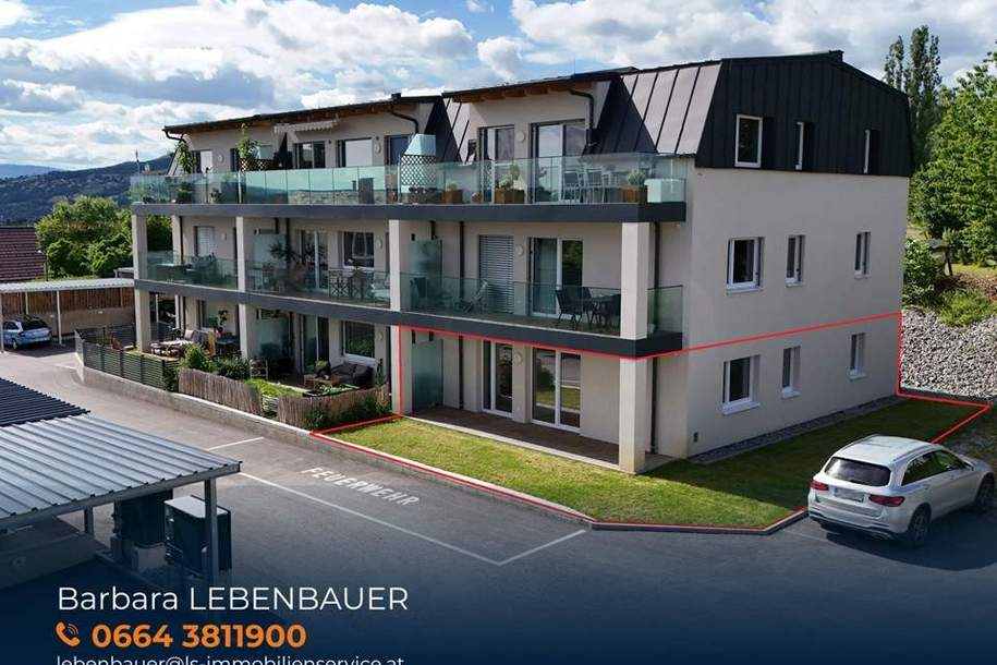 Erstbezug: Wohnung im Erdgeschoss mit Garten in St. Johann i.d. Haide zu verkaufen!, Wohnung-kauf, 245.000,€, 8295 Hartberg-Fürstenfeld
