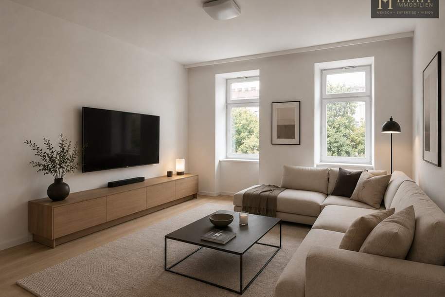Urban wohnen, überraschend ruhig leben – stilvoll sanierter Altbau mit Lift, Freiflächen und moderner Energietechnik, Wohnung-kauf, 499.000,€, 1070 Wien 7., Neubau