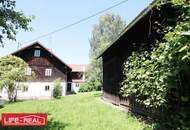 Charmantes Bauernsacherl mit Nebengebäuden - Dorfgebietwidmung, großzügigem Baugrundstück und Grünland