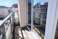 SALZTORGASSE, DONAUKANAL-NÄHE, 51 m2 Neubau mit Stehbalkon, 2 Zimmer, Komplettküche, Wannenbad, Parketten, Fernblick