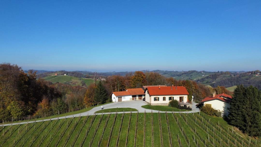 IN SLOWENIEN - Weingut in spektakulärer Alleinlage mit traumhafter Aussicht!