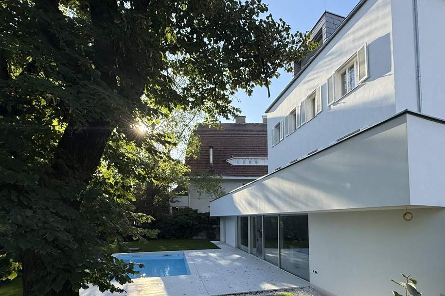 Bezugsfertige Villa der Wiener Moderne mit Garten und Swimmingpool, Haus-kauf, 6.990.000,€, 1190 Wien 19., Döbling