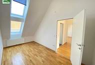 Moderne Dachgeschosswohnung mit großer Terrasse nahe Arthaberplatz in ruhiger Seitengasse! Hohe Decken und Traumbad mit Fenster