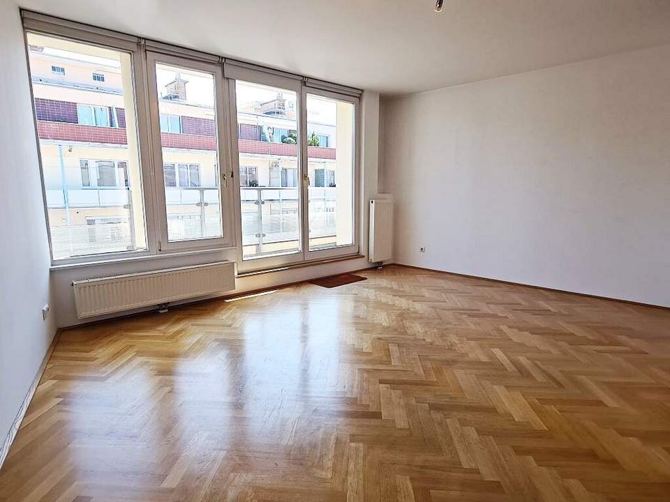 SALZTORGASSE, DONAUKANAL-NÄHE, 51 m2 Neubau mit Stehbalkon, 2 Zimmer, Komplettküche, Wannenbad, Parketten, Fernblick