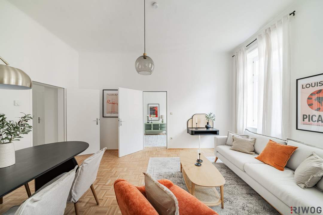 Gut geschnittene 3-Zimmer Altbauwohnung im 3. Liftstock | Balkonerrichtung im Preis inkludiert