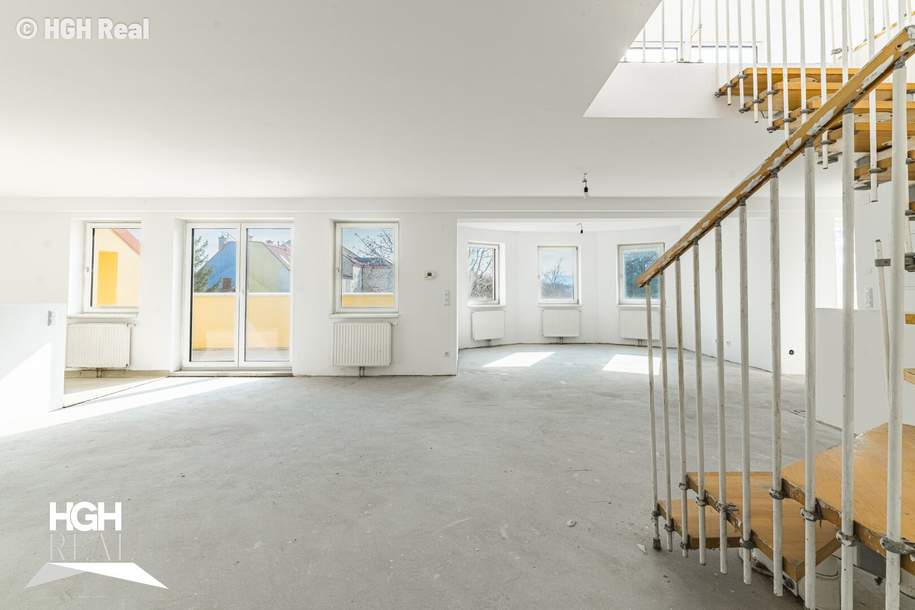 1230 Wien Liesing Großzügige, helle Dachgeschoß-Maisonette mit 2 sonnigen Terrassen, Wohnung-kauf, 525.000,€, 1230 Wien 23., Liesing