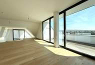 ERSTBEZUG MIT BADESTEG AM WASSER: Ruhelage mit Fernblick über die Donau I großzügige Terrassen I ca. 100 m² Wohnküche I 2 Garagenplätze &amp; 2 Kellerabteile