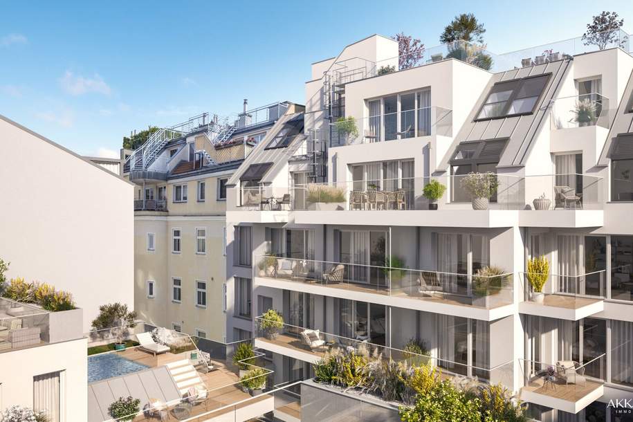 Herrliche Terrassenwohnung im Neubauprojekt I Botschaftsviertel, Wohnung-kauf, 461.800,€, 1040 Wien 4., Wieden