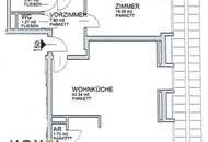 Sonnige 2 Zimmer Dachgeschoss Wohnung mit großzügigem Wohnbereich