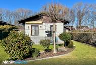 Klein, fein &amp; ganzjährig bewohnbar – Bungalow auf Pachtgrund in Seelage