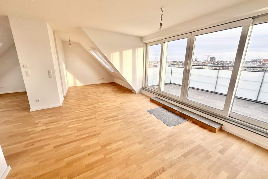 ERSTBEZUG! Dachgeschosswohnung in Top Lage ++ Maisonette ++ 2 Südterrassen ++ Spektakuläre Aussicht ++ Klimaanlage ++ Fußbodenheizung, Wohnung-kauf, 950.000,€, 1170 Wien 17., Hernals