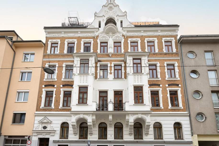 Südseitige Altbauwohnung mit traumhaftem Grünblick | Prachtvolles Jahrhundertwendehaus | Nähe Schloss Schönbrunn, Wohnung-kauf, 279.000,€, 1120 Wien 12., Meidling