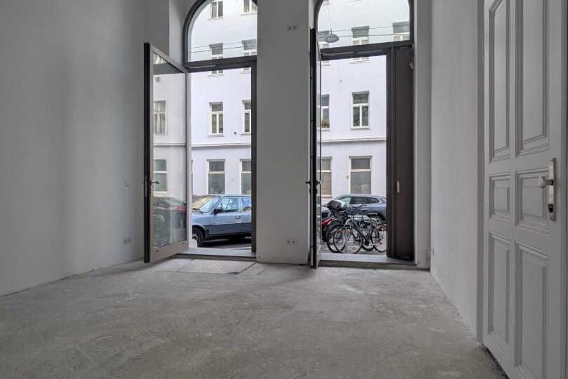 Attraktive, kompakte Geschäftsfläche in der Weyringergasse - schnell sein & bei den Ausbauarbeiten mitsprechen!, Gewerbeobjekt-miete, 648,00,€, 1040 Wien 4., Wieden