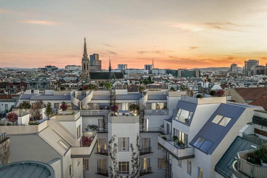 Wohnen über der Stadt – exklusiv, individuell, außergewöhnlich, Wohnung-kauf, 2.395.000,€, 1030 Wien 3., Landstraße