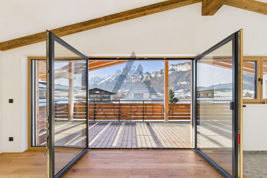 Neubau: Zentrumsnahe Penthousewohnung mit Kaiser- & Hornblick, Wohnung-kauf, 1.374.400,€, 6380 Kitzbühel