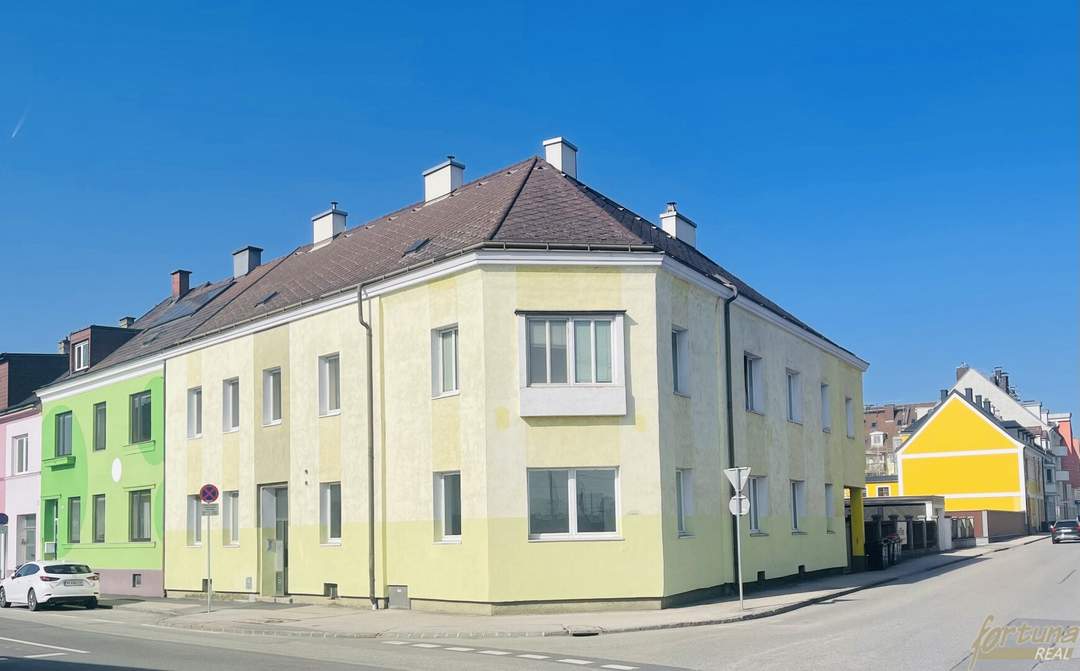 Eckzinshaus in Amstetten **freier Mietzins** + vollvermietet + Aufstockung möglich
