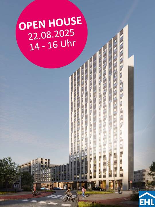 OPEN HOUSE AM FREITAG 22.08 von 14.00 Uhr bis 16.00 Uhr – Bulgariplatz 11 OHNE VORANMELDUNG