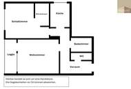2-Zimmer Wohnung inkl. Loggia & Parkplatz!
