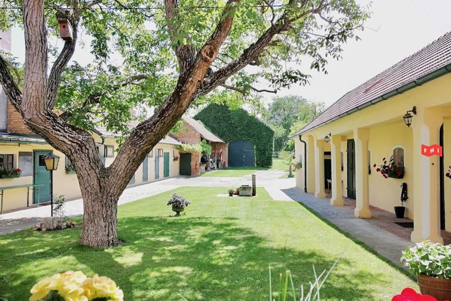 Baugrundstück mit Bauernhof- oder Reiterhofidylle direkt vor den Toren Wiens, Haus-kauf, 480.000,€, 2282 Gänserndorf