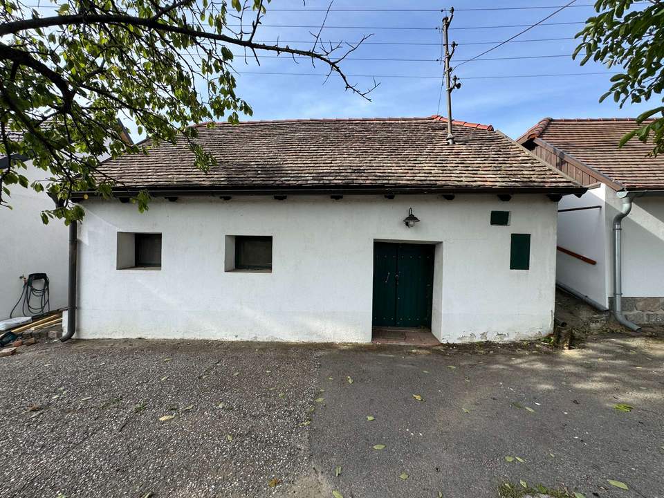 Charmantes Presshaus mit gemauerter Kellerröhre in idyllischer Weinviertler Lage