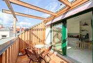 Traumhafte Dachgeschoßwohnung mit Terrasse auf einer Wohnebene