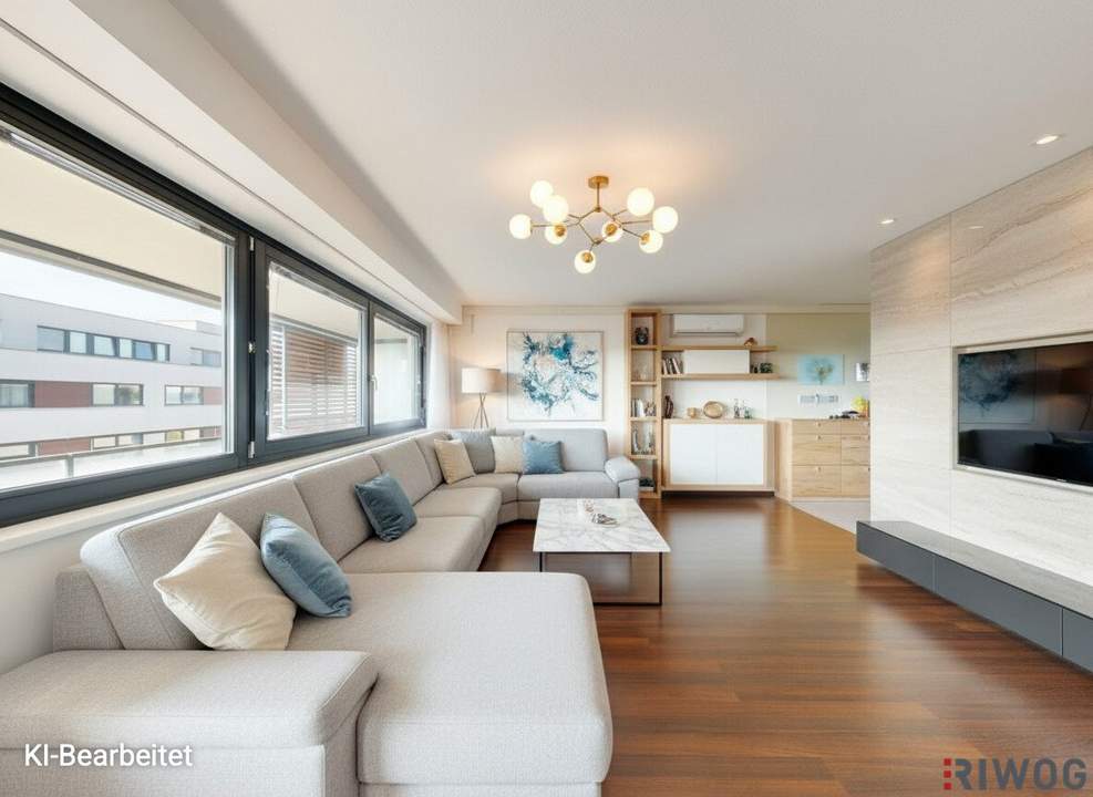 Lichtdurchflutete 3-Zimmer-Wohnung nahe der Alten Donau | Großzügige Loggia | 360° Rundgang