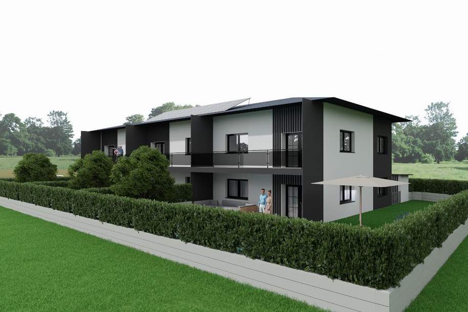 Neubau-Gartenwohnungen in St. Kanzian am Klopeiner See - Provisionsfrei, Wohnung-kauf, 329.950,€, 9122 Völkermarkt