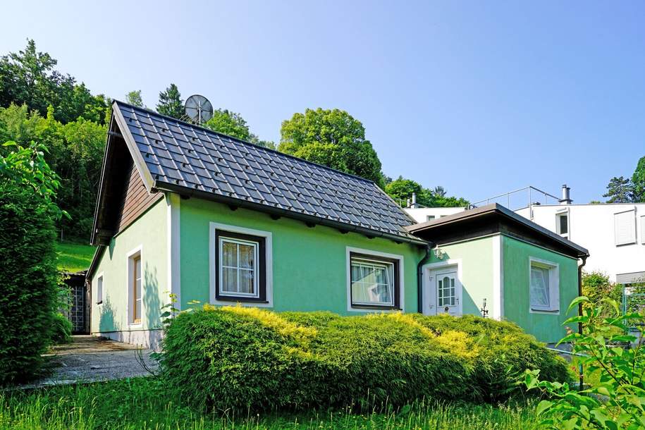 Kleines Haus auf tollem Grundstück in Top-Aussichtslage, Haus-kauf, 390.000,€, 3021 Sankt Pölten(Land)
