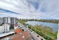 2 Zimmerwohnung mit Balkon und Blick auf den Badeteich