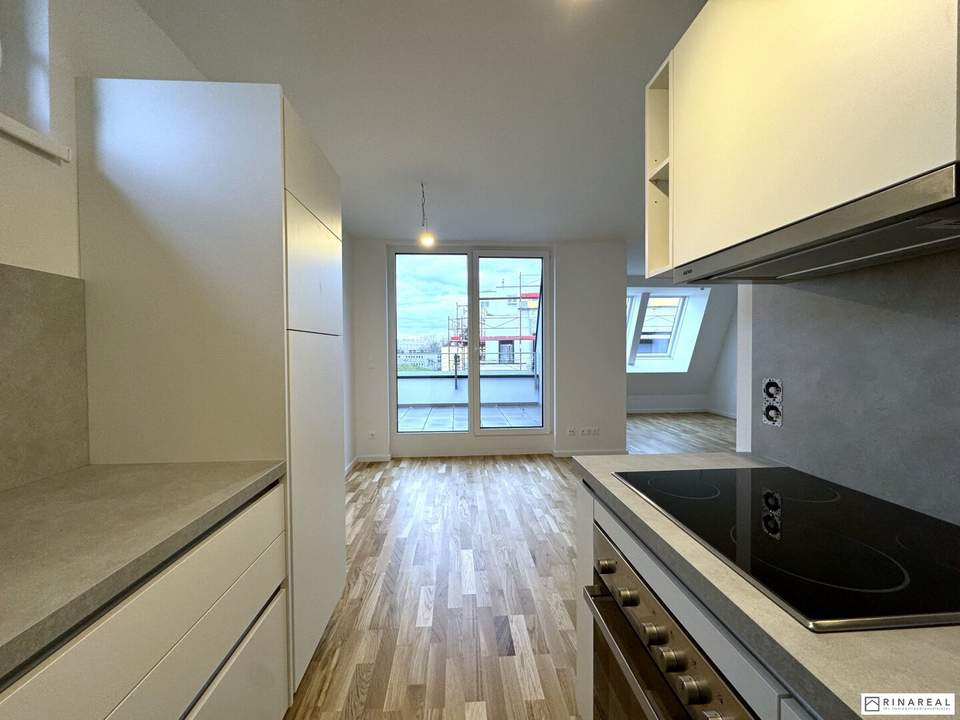 Blumengasse - 2 Zimmer Wohnung mit Terrasse | 2.OG = DG | Neubau - Erstbezug | Klimaanlage | Einbauküche | zzgl. Tiefgaragenstellplatz | Top C13