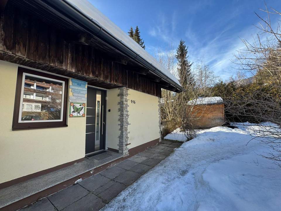 Sanierte Bungalowhälfte mit privatem Garten in der Sonnenalm