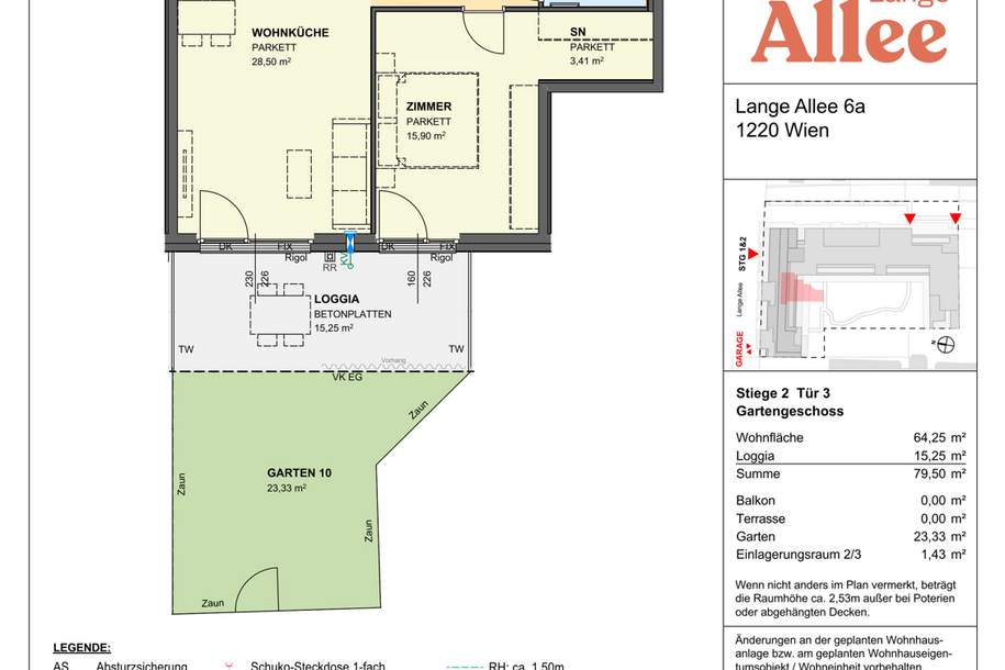 Lange Allee 6A - Eigentum in 1220 Wien, Wohnung-kauf, 613.000,€, 1220 Wien 22., Donaustadt