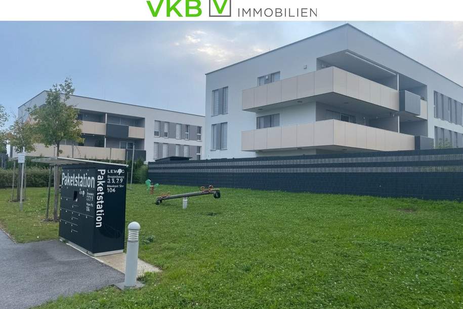 Moderne 2-Zimmer-Wohnung in bester Lage mit Loggia &amp; Tiefgarage - Linz/Pichling, Wohnung-kauf, 299.000,€, 4020 Linz(Stadt)