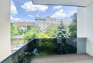 GRÜNBLICK - Balkonwohnung mit 3 Zimmer - Altbau reloaded mit Wärmepumpe und Freifläche