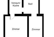 Sanierungsbedürftige 2-Zimmer-Altbauwohnung mit Entwicklungspotenzial – ca. 46 m² in zentraler Lage