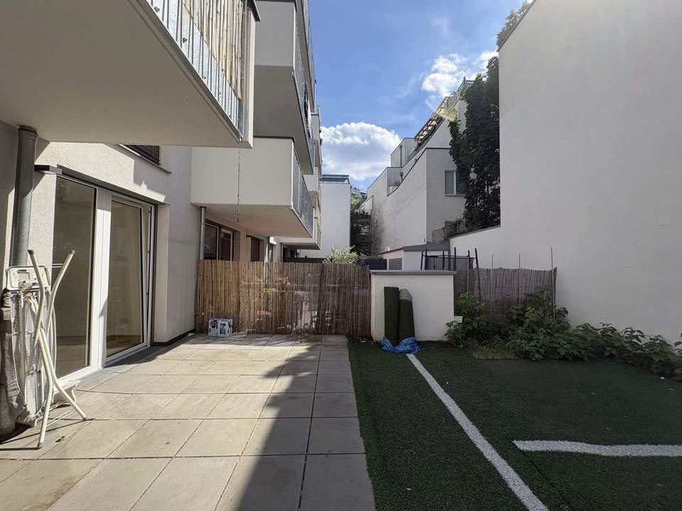 Moderne 2-Zimmer-Wohnung mit Garten und großer Terrasse – in der Koloniestraße!